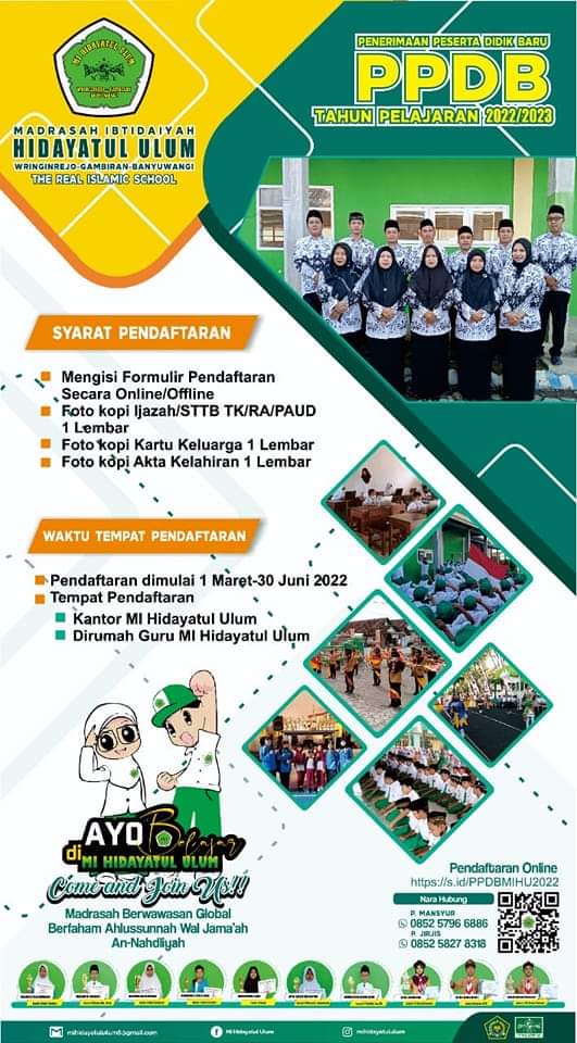 PPDB MI Hidayatul Ulum